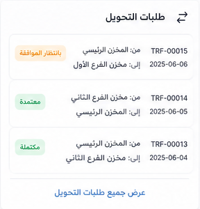 طلبات التحويل